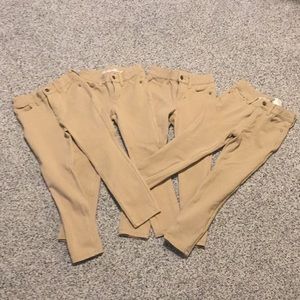 Eddie Bauer Girls Skinny Fit Stretchy Khaki Pants
